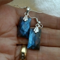 Labradorite Earrings Very Blue